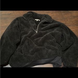 Sherpa hoodie from Express